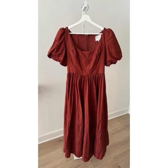 Reformation Everlyn Dress in Fig Jam - Picture 3 of 9